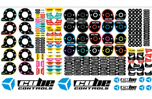 Cube Controls Stickers 2.0 - Simsbyracers