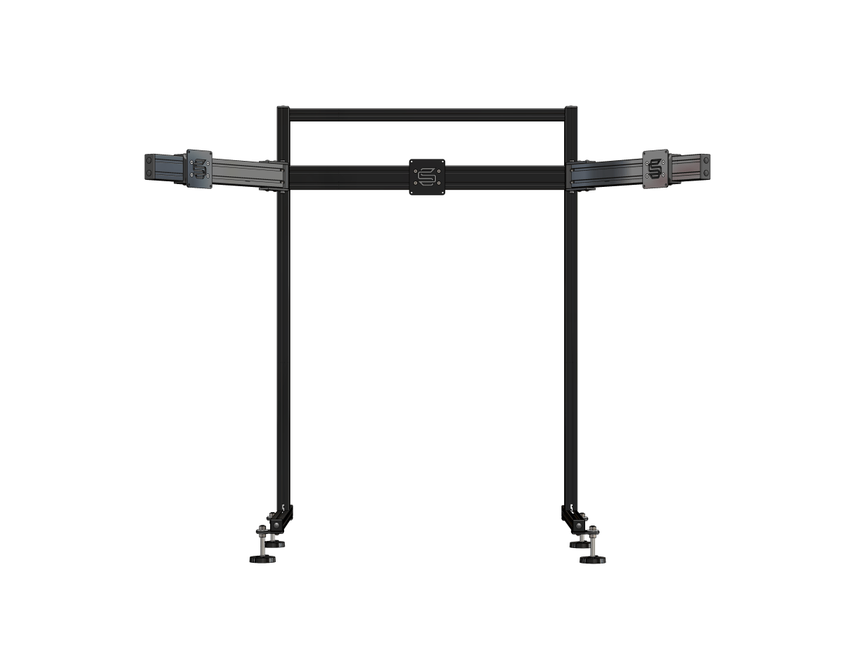 SBR Triple Monitor Arms Kit - Simsbyracers