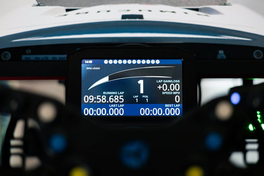 SimSmart Dashboard Display - Simsbyracers