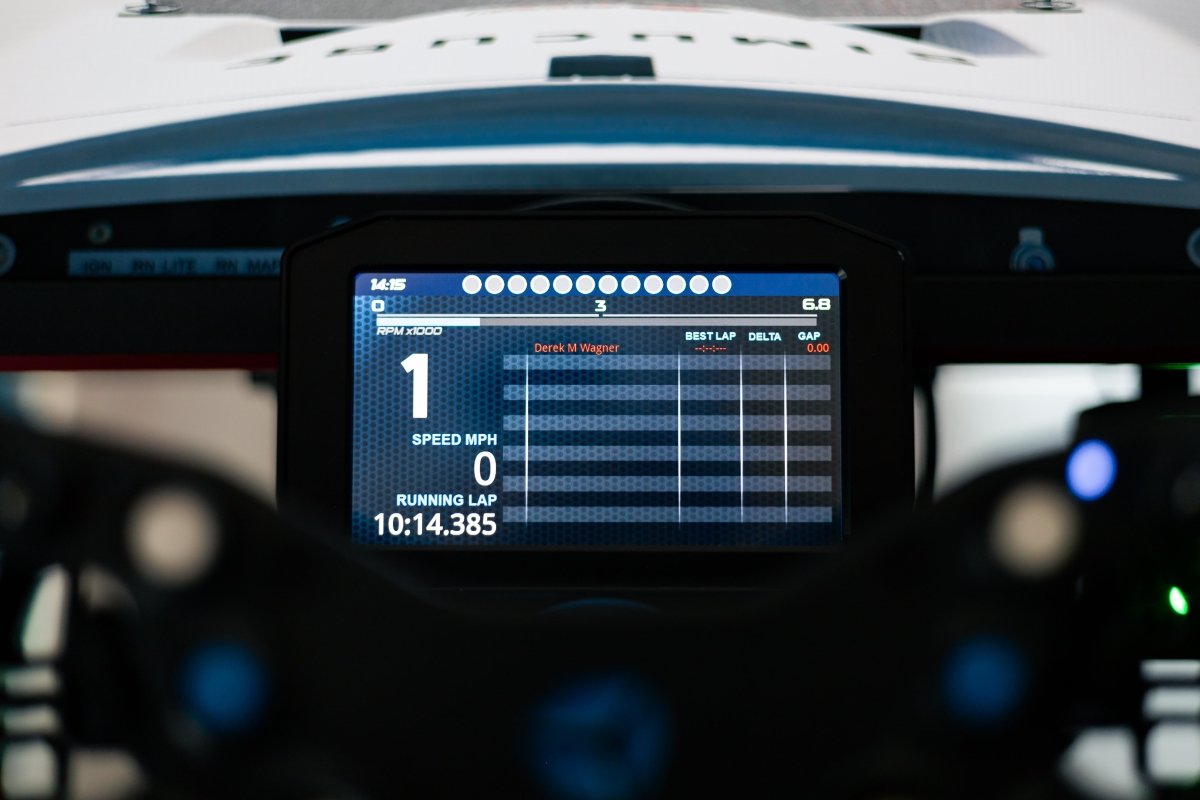 SimSmart Dashboard Display - Simsbyracers
