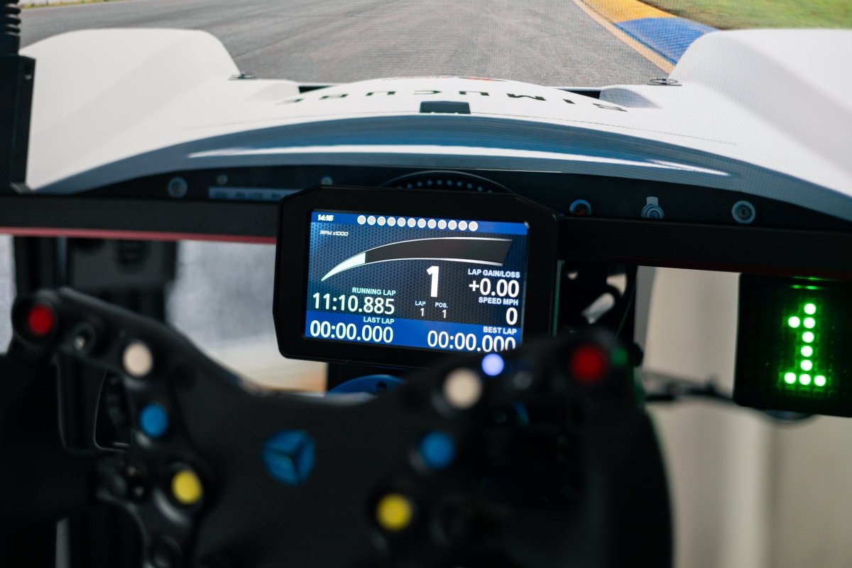 SimSmart Dashboard Display - Simsbyracers