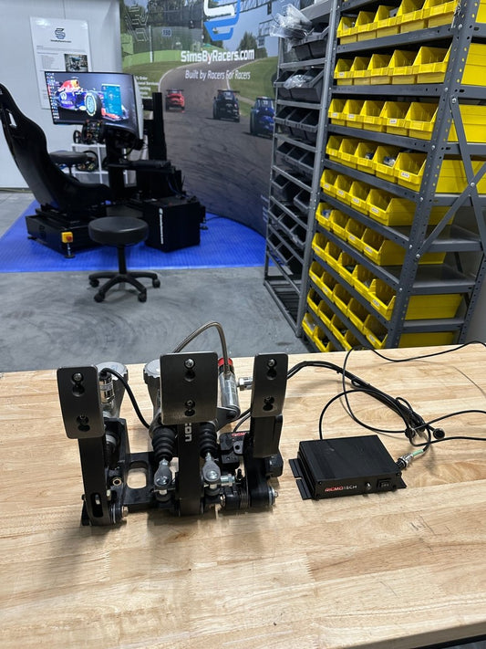 RealGear GTpro3 Xtreme Tilton Floor Mount 3 - Pedal Set - Used - Simsbyracers