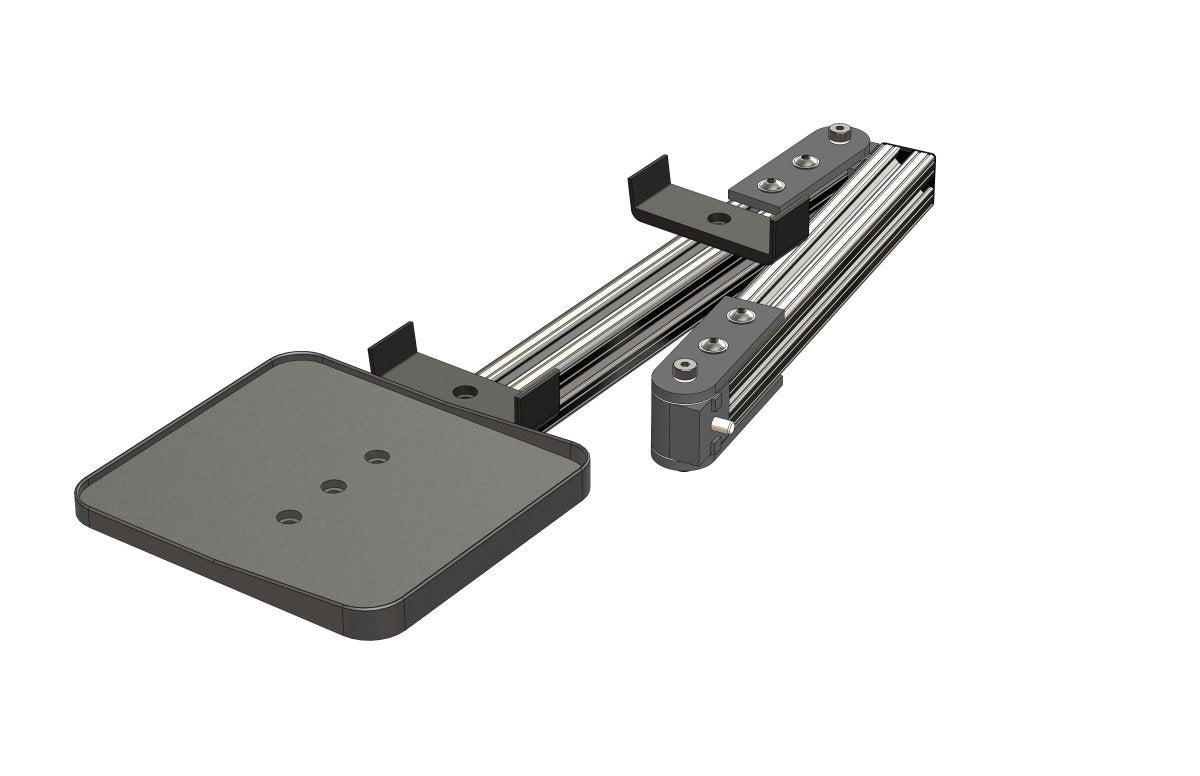 SBR Keyboard & Mouse Tray Swing Arm Kit - Simsbyracers