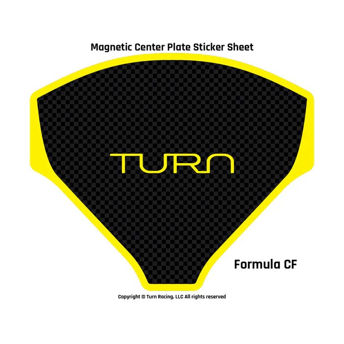 TURN RACING MAG PLATE STICKER SHEETS - Simsbyracers